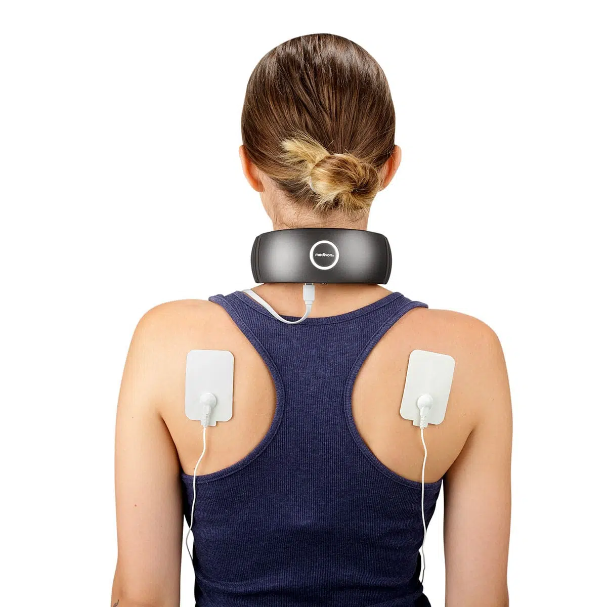 Medivon Smart EMS Nacken und Halsmassagegerät, Muskelelektrostimulator, Nackenmassagegerät – Bild 2