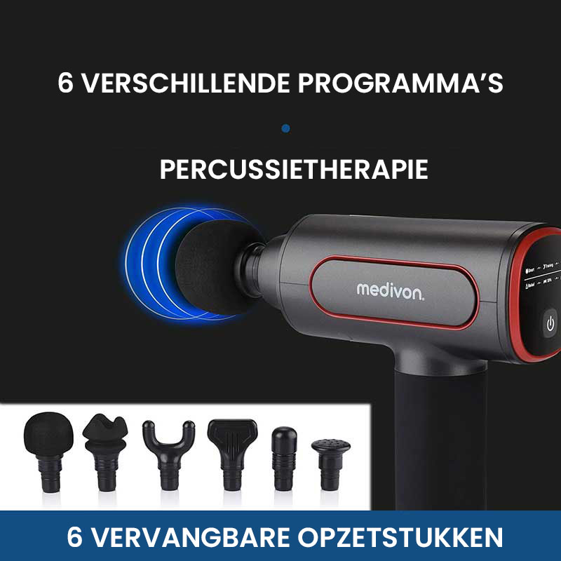 Gun Pro X2 – Handmassageapparaat voor het lichaam en de spieren - Afbeelding 4