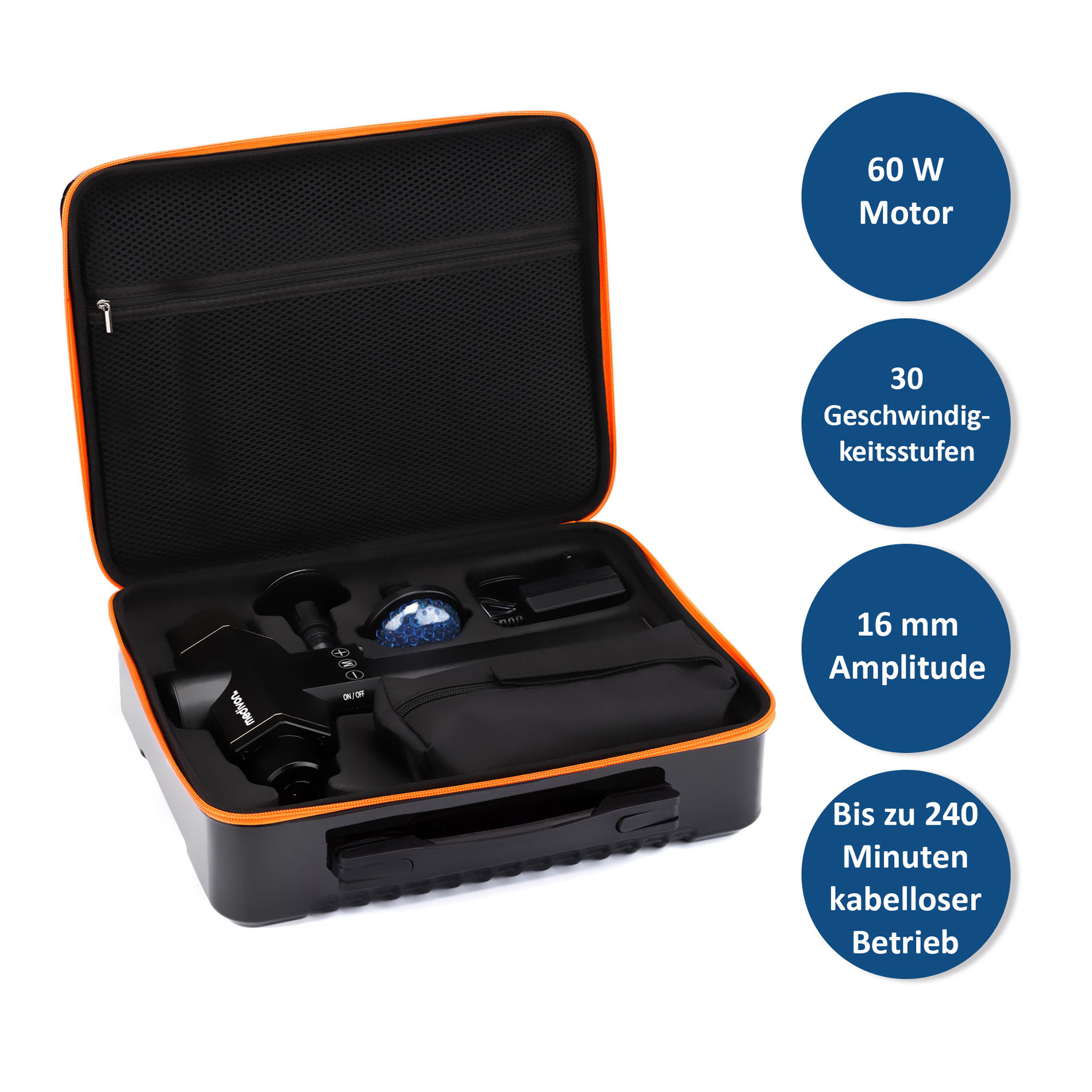 Medivon Gun Bandit - Perkussions-Handmassagegerät für den Körper – Bild 6