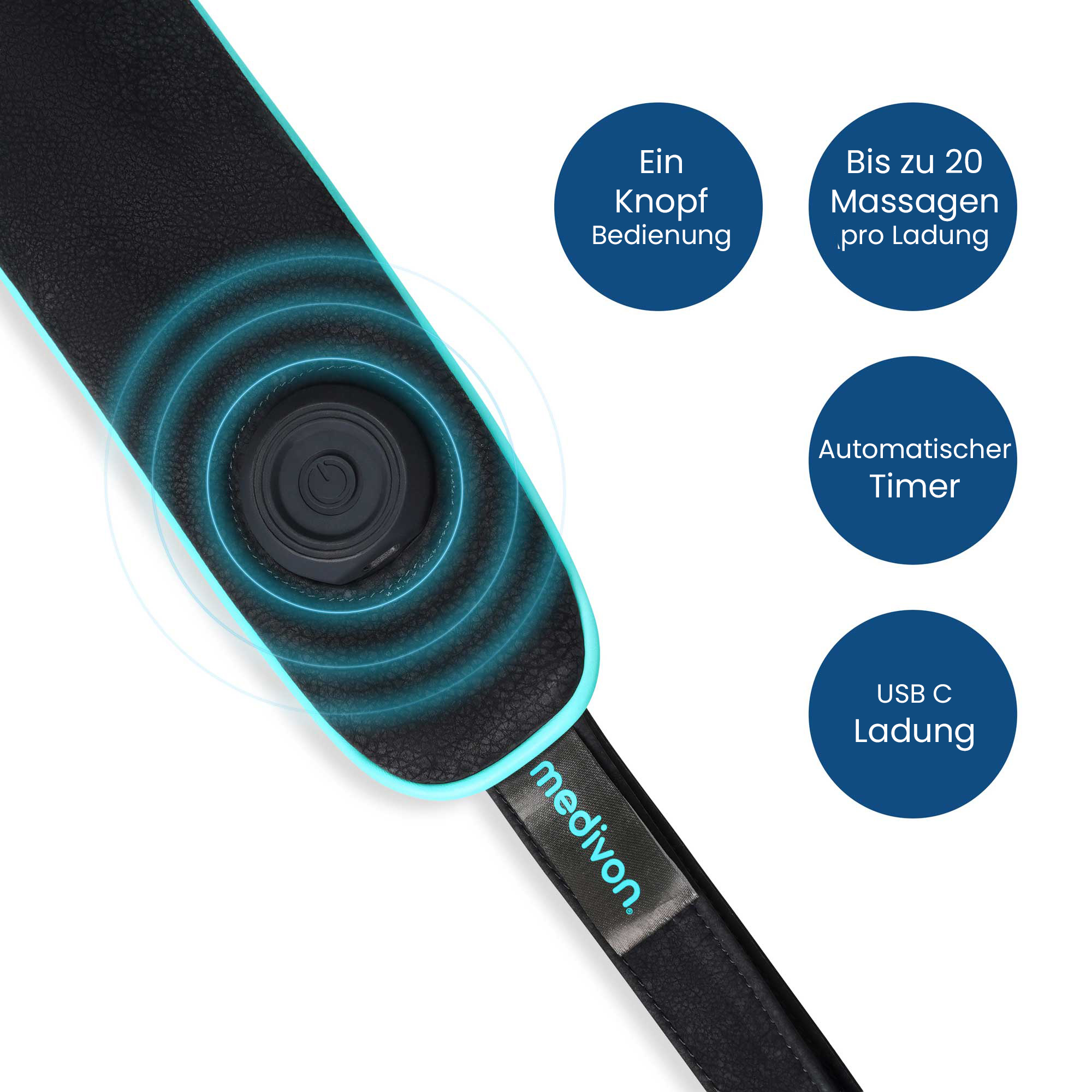 Medivon Motion X, Nackenmassagegerät Shiatsu – Bild 2