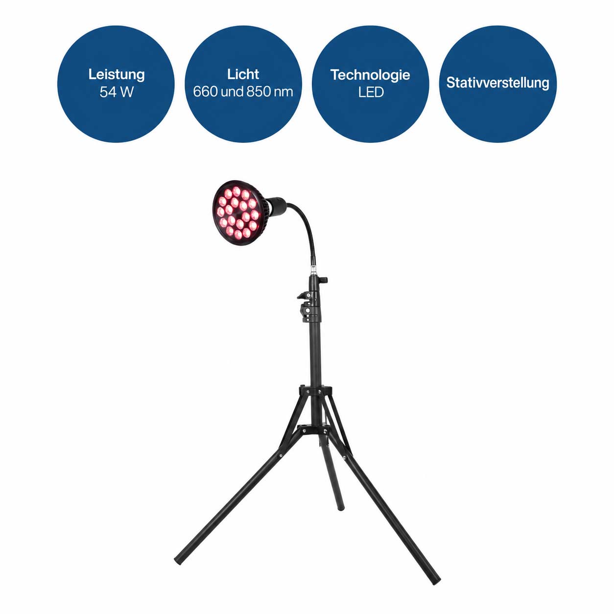MEDIVON Lumera Go – LED-Lichttherapiegerät mit Rotlicht – Bild 2
